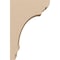 Ekena Millwork 3"W x 6"D x 9"H Classic Hughes Rough Cedar Woodgrain TimberThane Corbel, Primed Tan CORUR03X06X09HUGRCPR - alternate 4